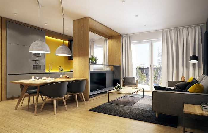 6 главных шагов в правильном дизайне кухни-гостиной площадью 30 кв. м. - Архитектура и интерьер