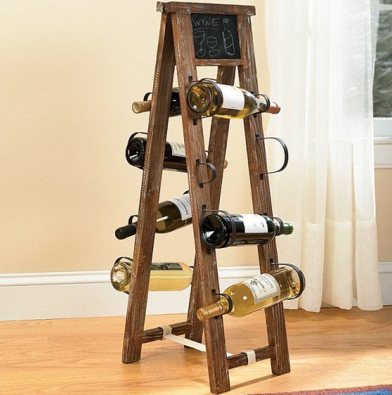 Деревянная стойка для хранения вина - «Мебель своими руками»