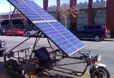 Мотоцикл на солнечной батарее. - «Техника»
