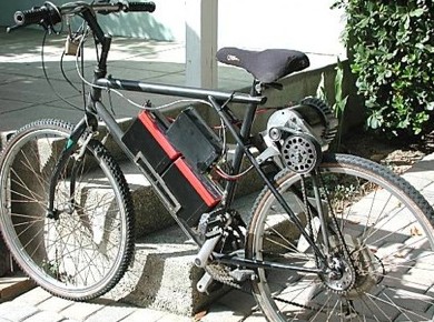 Самоходный велосипед - «Техника»