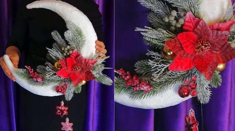 Из недорогих материалов, купленных в FixPrice можно сделать обалденный новогодний декор - «Своими руками»