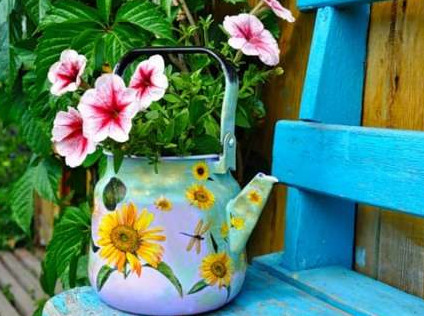 Как сделать садовый вазон своими руками из подручных материалов?  - «Дом и жизнь»