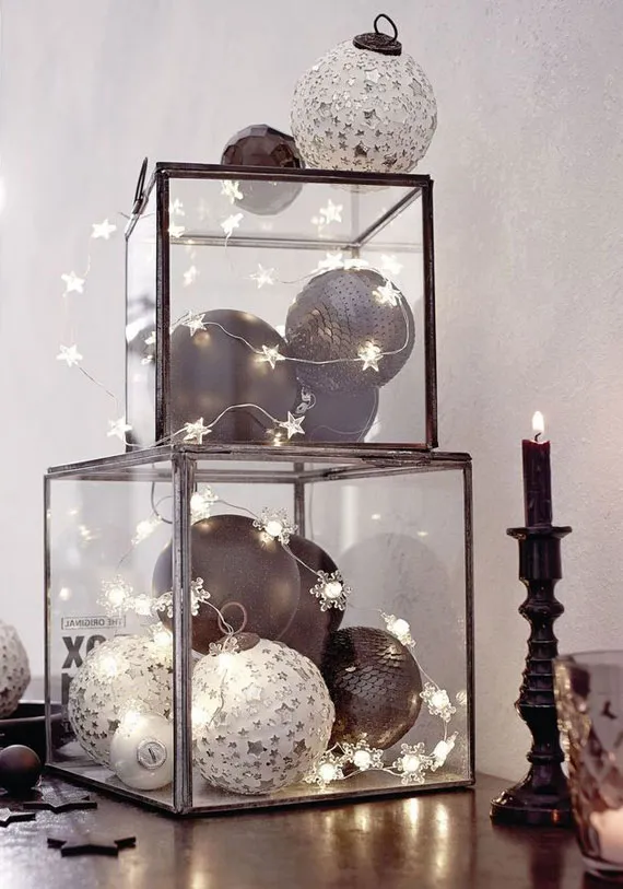 Не только на елку: отличная подборка стильных способов украсить дом новогодними шарами - «Своими руками»