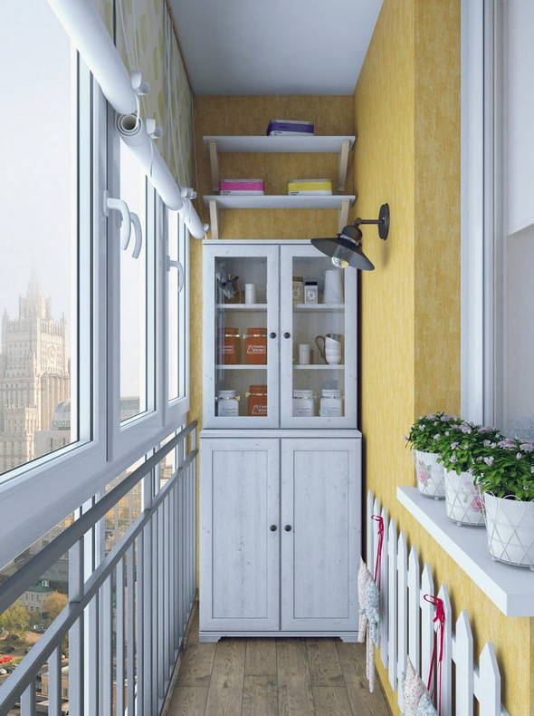 Наводим порядок на балконе с помощью симпатичных и вместительных шкафчиков - «Мебель»