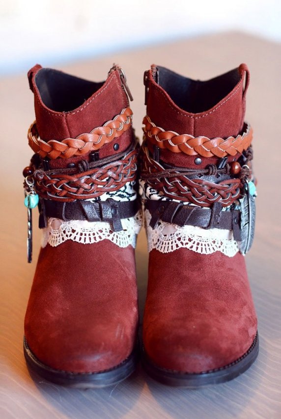 Новая жизнь старых ботинок и сапог: оригинальные идеи по переделке - «Своими руками»
